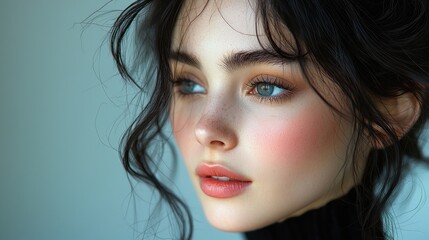 Portrait of a beautiful woman.