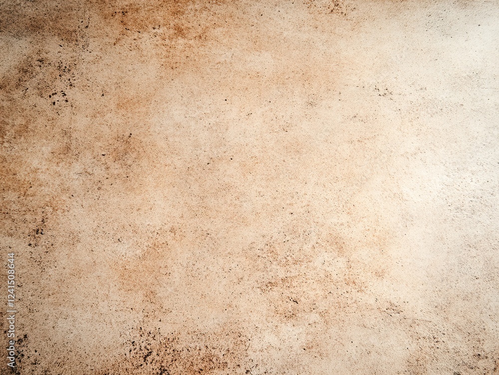 Aufkleber a textured surface with warm tones of beige and brown, exhibiting subtle variations in color and pat