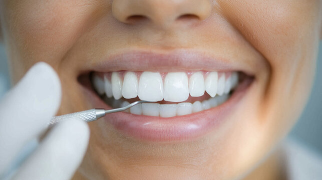 Dentist Working on Patient During Dental Procedure