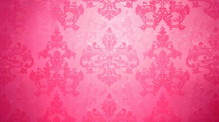 Pink Damask Wallpaper Texture Background