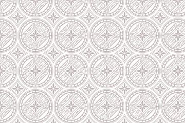 80s Geometric Seamless Pattern Design Background