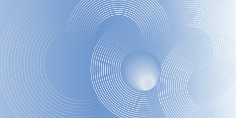 Abstract blue gray modern background with circle elements.