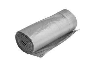  garbage bag on white