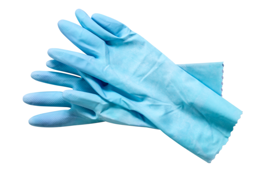 Pair of rubber gloves