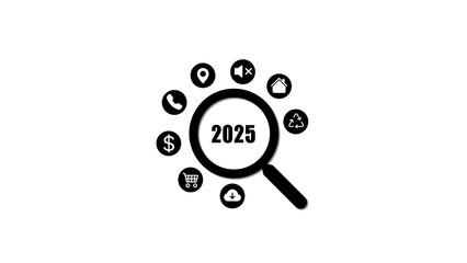 Magnifying glass with different accessories enhancing exploration, analysis, and precision, widely used for research, investigation, and digital optimization.