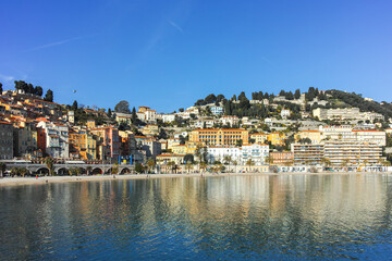 The Old town of Menton, France