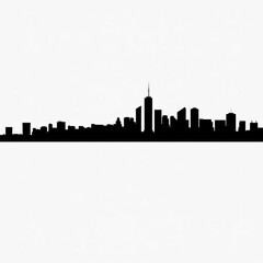 Fototapeta premium Raleigh silhouetted skyline cityscape architecture illustration building city vectorillustration isolated on white background silhouetted skyline cityscape architecture illustration building city vect