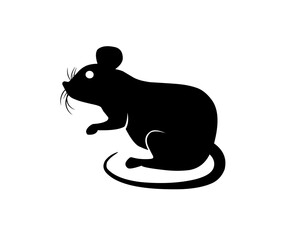 Mouse or rat icon in trendy flat style isolated on background. Mouse icon page symbol for your web site design Mouse icon logo, app, UI. Mouse icon Vector illustration