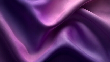 Fototapeta premium Abstract Purple Gradient Waves Background - Futuristic Smooth Flowing Design