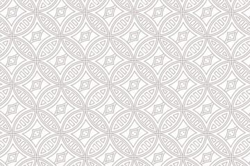 Modern Geometric Seamless Pattern Background