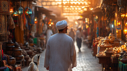 Golden Hour in the Arabian Souk