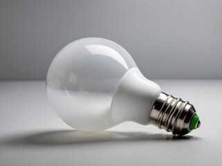 A Bulb on a White Surface