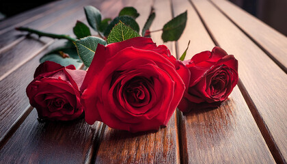 rose flora crimson lovely shade lay on desk for use historical past