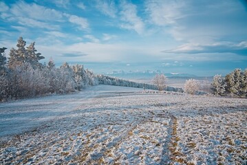 Winter wonderland - a dreamy winter landscape in Slovakia