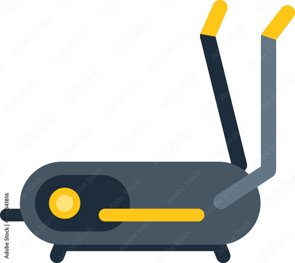 Poster elliptical trainer machine is offering various programs for working out