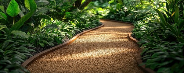 Exploring scenic garden trails nature's diverse plants and trees