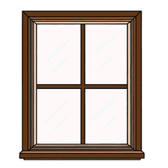 wooden window frame