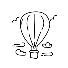 air balloon Vector illustration