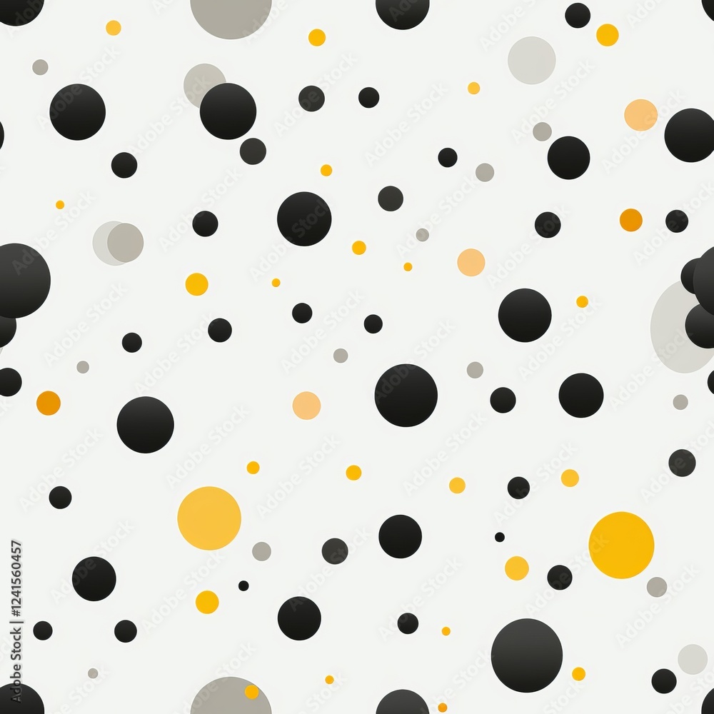 Poster minimalist coordinate system with thin black lines and small circle intersections on white