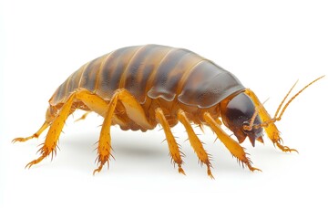 a louse isolated on white background