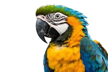 Fototapeta premium a macaw isolated on white background