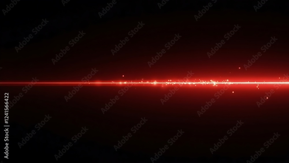 Poster Abstract red light speed motion background. Generative Ai.