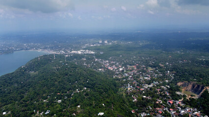 Obraz premium Sri Lankan jungle top view