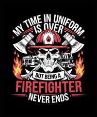 Firefighter T-shirt Design