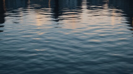Serene Twilight Reflections on Calm Waters