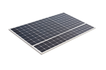 solar panel isolated on white