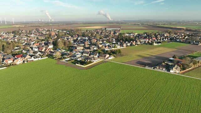 Panorama Video Luftbilder Kirchherten Bedburg Grottenhertener M&uuml;hle Windm&uuml;hle