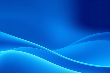 Fototapeta premium Elegant Blue Gradient Abstract Background with Smooth Curves and Shapes