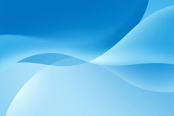 Fototapeta premium Elegant Blue Gradient Abstract Background with Smooth Curves and Shapes