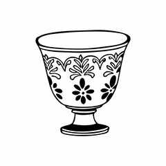 antique porcelain vase