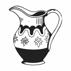 illustration of a vase