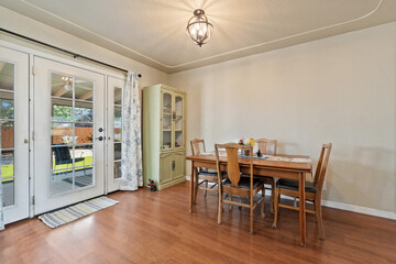 a home dining room of a house
