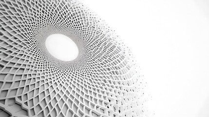 Abstract white mesh design, background