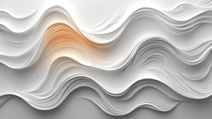 Abstract White Paper Wave Pattern Design
