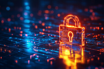 Network data protection background, conections cyberspace, representing tecnology information security