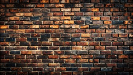 Dark Brick Wall Texture – Rugged and Industrial Background for Urban and Design Projects
