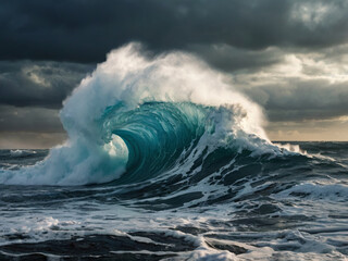 Naklejka premium Ocean Waves 