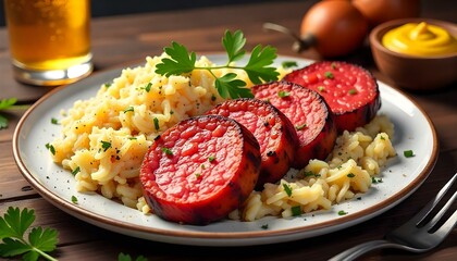 pasta with meatballs