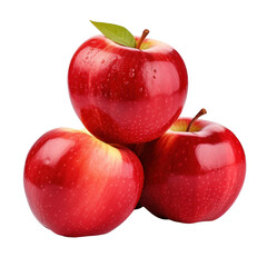 Stack of red apples