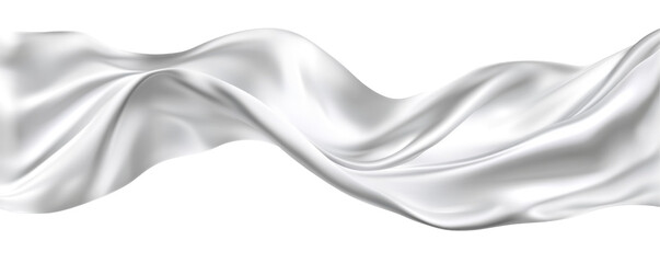 Obraz premium White satin cloth 