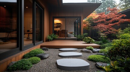 Japanese garden retreat cultivating tranquility and harmony