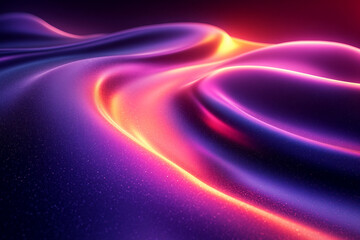 Streamlined speed light blue and purple special effects, abstract technology created with generative AI