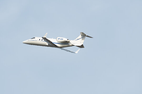 VP-CIO Learjet 60 in Zurich in Switzerland 24.1.2025