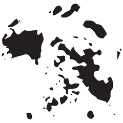 Abstract monochrome spiral with flowing lines