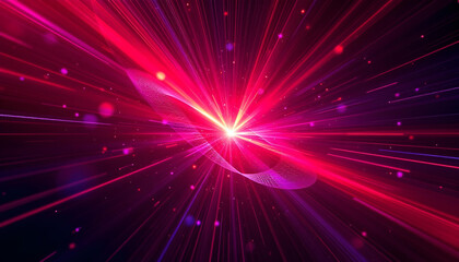 Fototapeta premium Crimson Light Effects Background