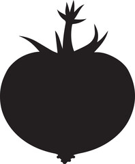 silhouette vector art of Redcurrant